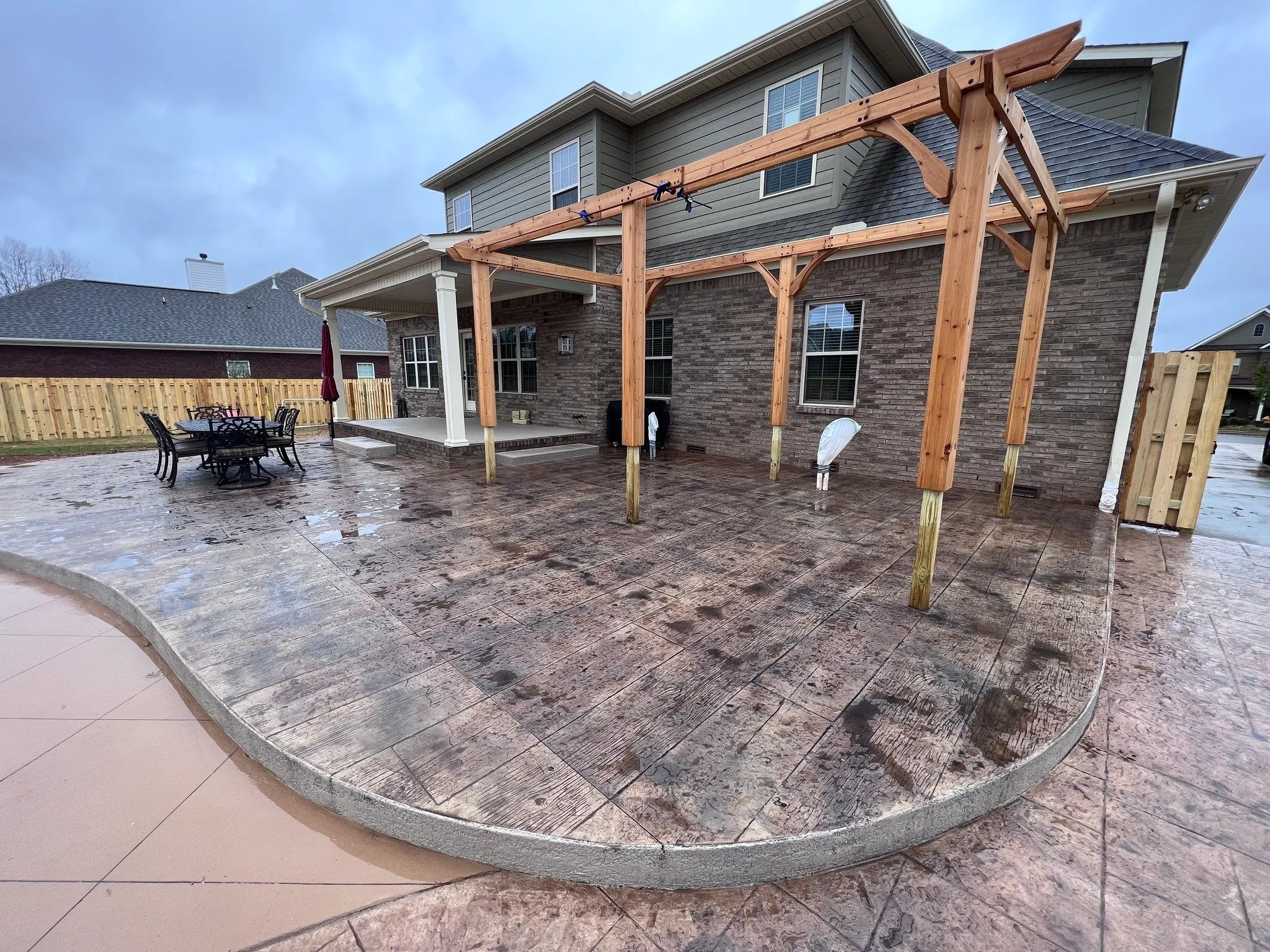 Stamped Concrete Patio