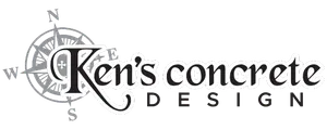 Ken's Concrete Design Logo