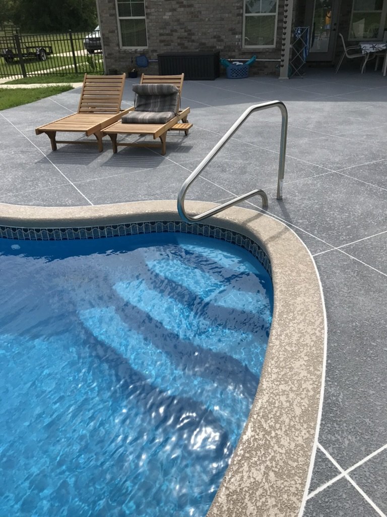 Pool deck example